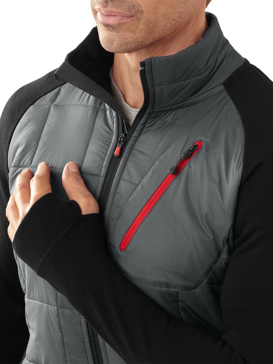 Smartwool Other - Smartwool Men's Gray and Black PhD SmartLoft Divide Insulated Merino Wool Jacket